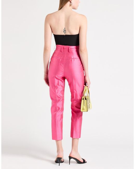 Dolce & Gabbana Solid Color Tapered Trousers