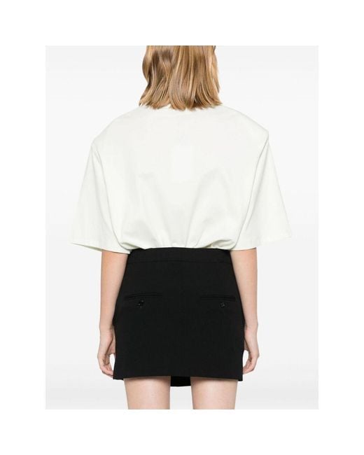 Isabel Marant Black Licoma High Waist Crepe Mini Skirt
