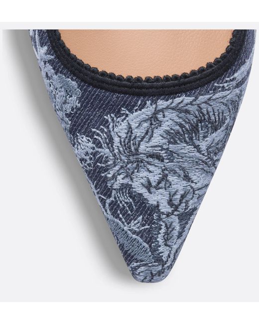 Dior Blue J'A Slingback Pump