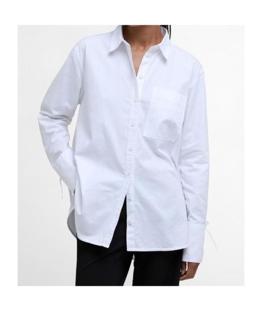Barbour White Long Sleeve Shirt