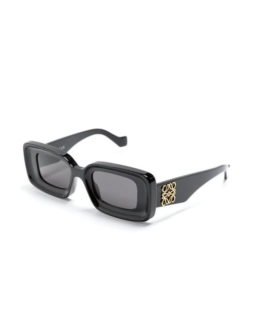 Loewe White Square-Frame Sunglasses