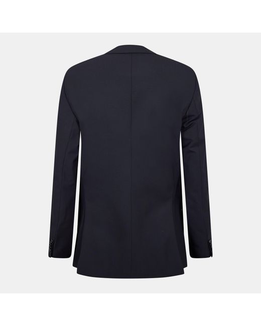 Boss Blue Single-Breasted Blazer for men