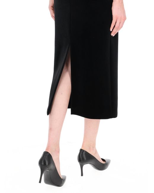 Philosophy Di Lorenzo Serafini Black High Waist Pencil Skirt