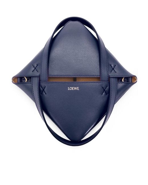 Loewe Blue Mini Puzzle Fold Tote Bag