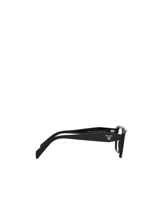 Prada White Eyewear Rectangular Frame Glasses