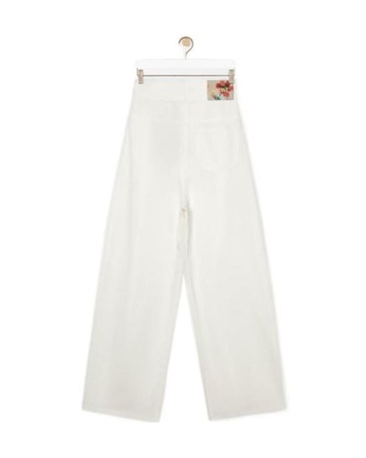Loewe White Wrap Jeans