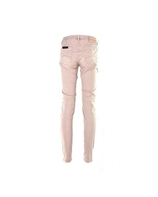 Emporio Armani Pink Logo Details Casual Pants