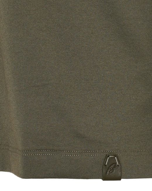 Brioni Green Short-Sleeved T-Shirt for men