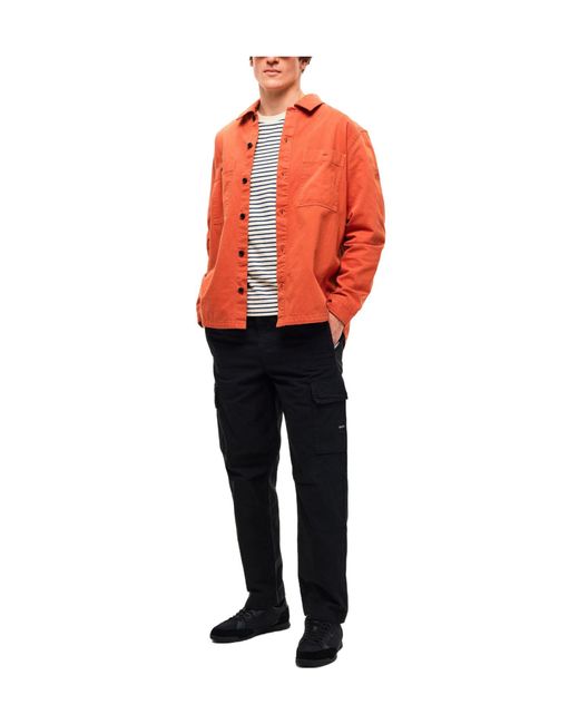 Boss Orange Solid Casual Jacket for men
