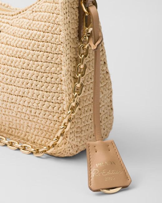 Prada Natural Re-Edition 2005 Crochet Bag