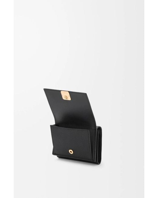 Loewe Black Anagram Trifold Wallet