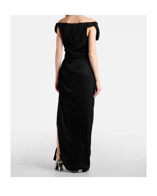 Vivienne Westwood Black Draped Dress