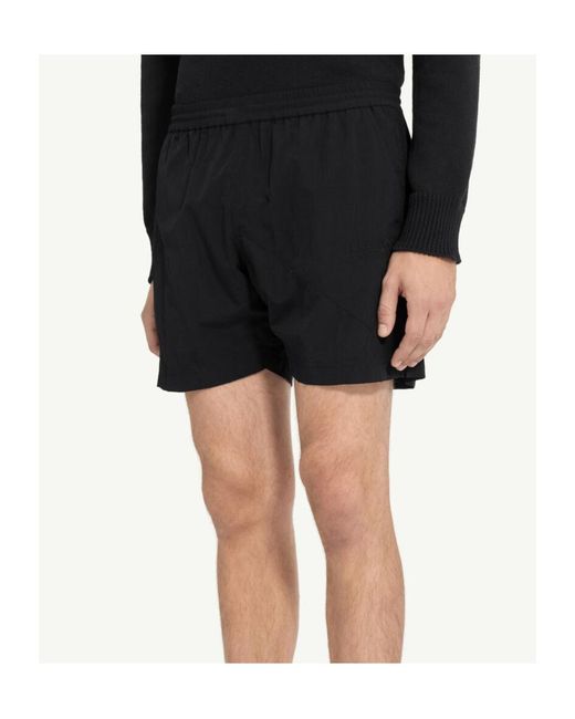 MM6 by Maison Margiela Black Diagonal-Pocket Shorts for men