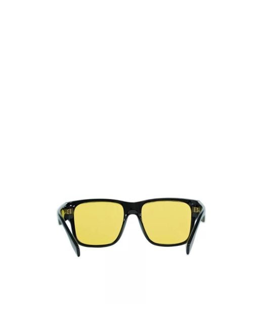 Burberry Yellow Square Sunglasses for men