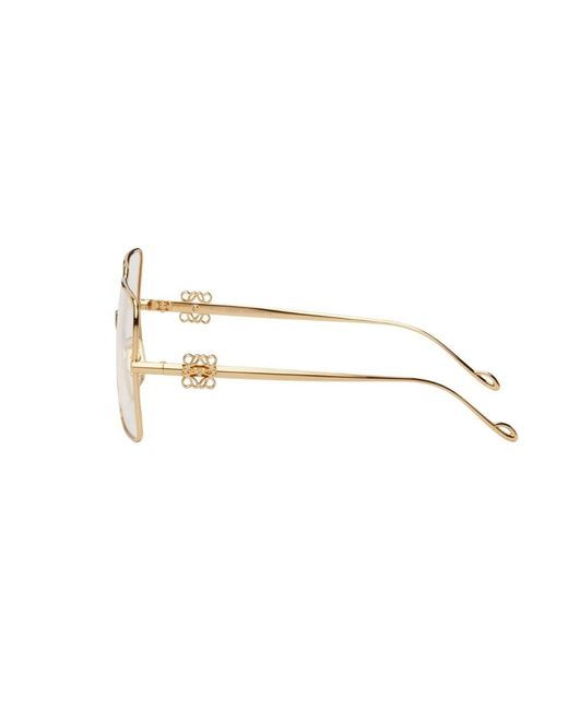 Loewe White Butterfly-Frame Glasses
