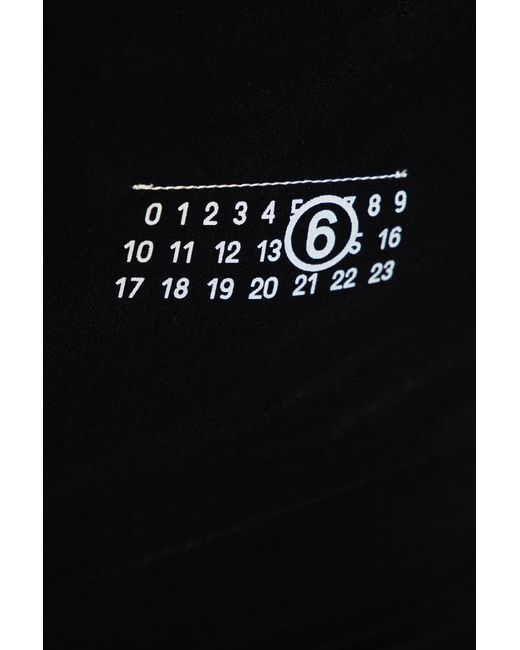 MM6 by Maison Margiela Black Strapped Stretched Boysuit