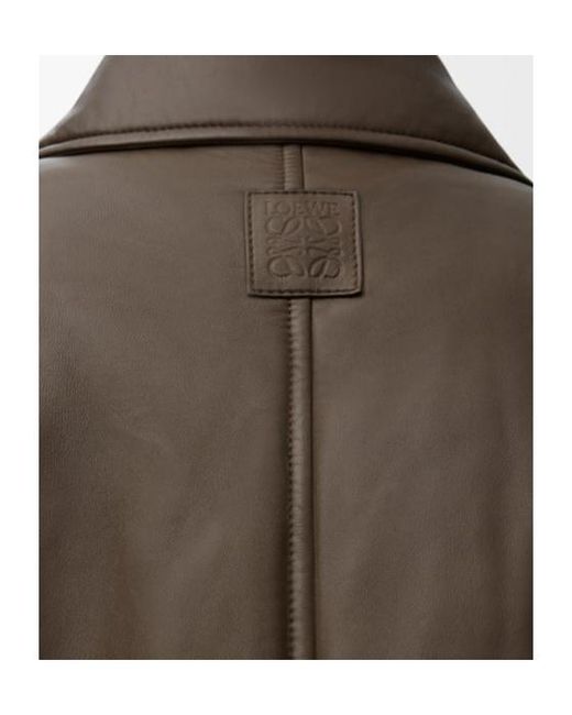 Loewe Brown Biker Jacket