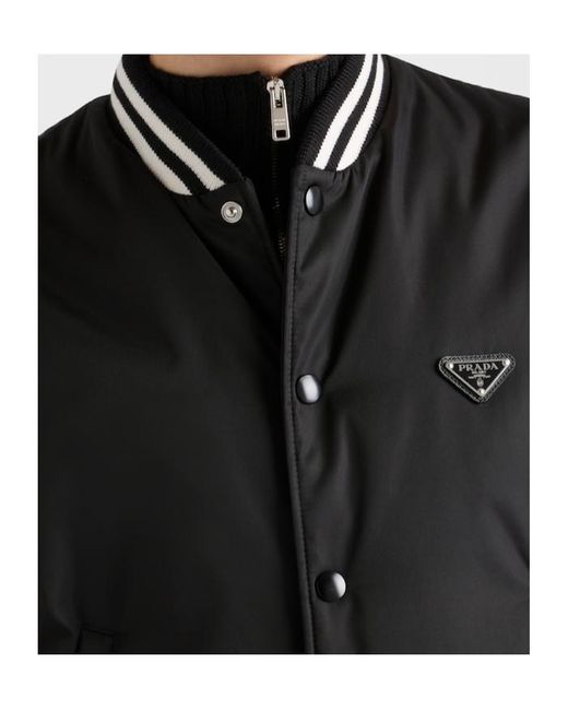 Prada Black Re-Nylon Vest for men
