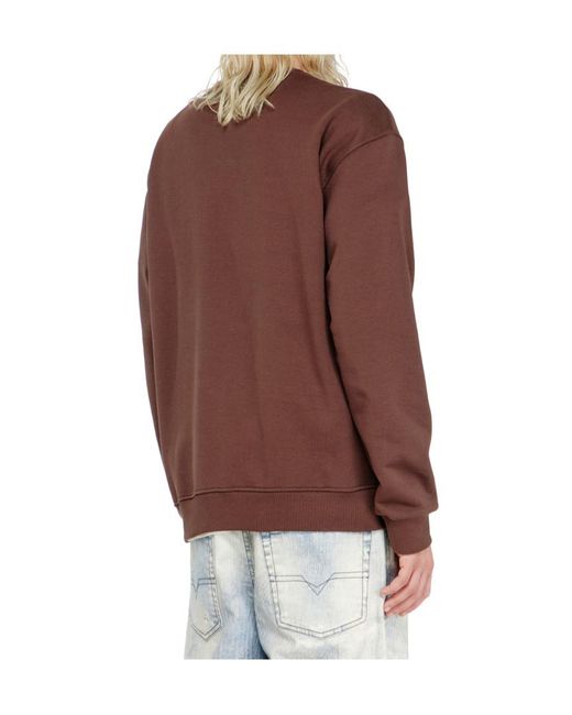 DIESEL Purple Norm Aa 2 Eagle Logo Sweatshirt for men