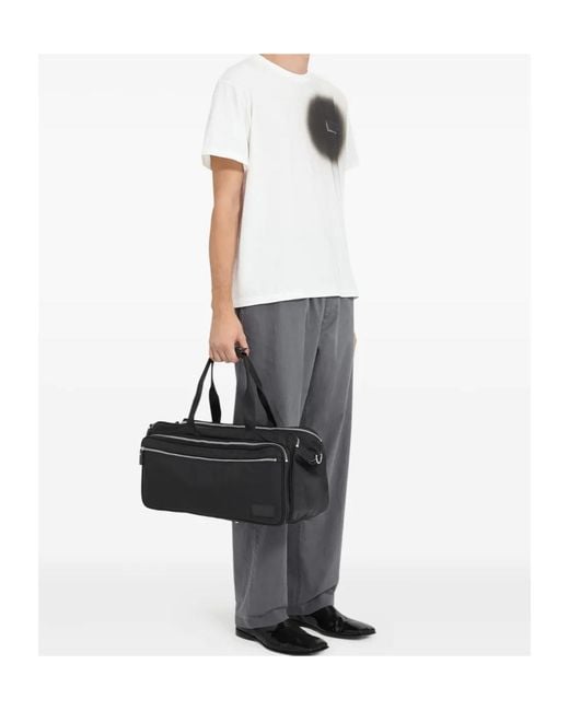 MM6 by Maison Margiela White Numeric Signature Spray T-Shirt for men
