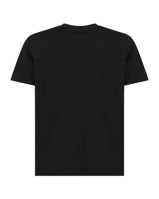 C P Company Black Graphic Logo T-Shirt for men