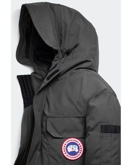Canada Goose Black Expedition Hooded Jacket for men