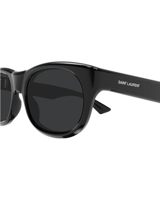 Saint Laurent Black Eyewear Romy Rectangular Sunglasses