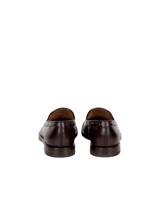 Fratelli Rossetti Brown Round-Toe Loafers
