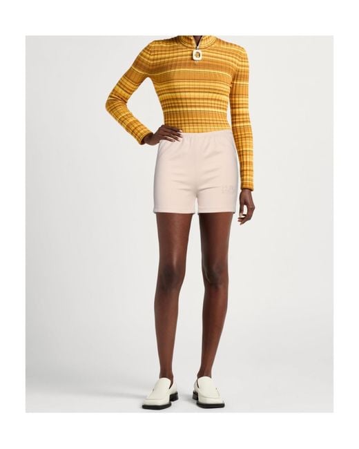MM6 by Maison Margiela Natural Logo Track Shorts