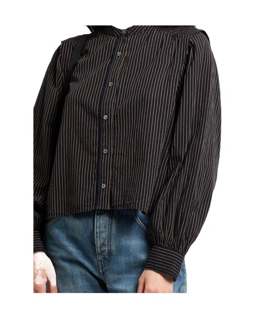 Isabel Marant Black Patterned Shirts