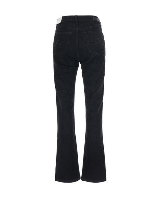 AG Jeans Black Belt-Loop Jeans for men