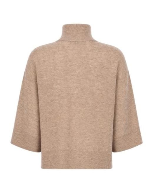 Fabiana Filippi Natural Turtleneck Sweater