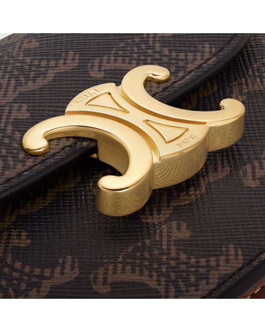 Céline Black Business Card Holder Triomphe