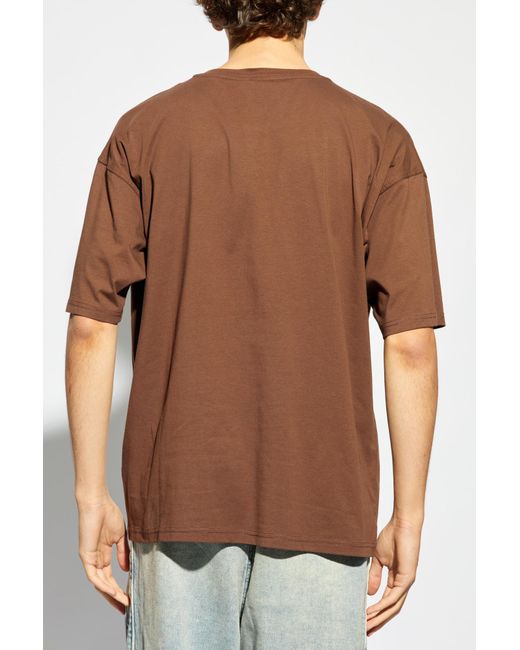 DIESEL Brown T-Boxt-D Crewneck T-Shirt for men
