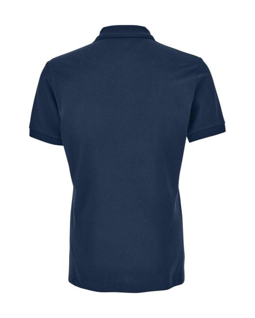 Versace Jeans Blue Appliqu Polo Shirt for men