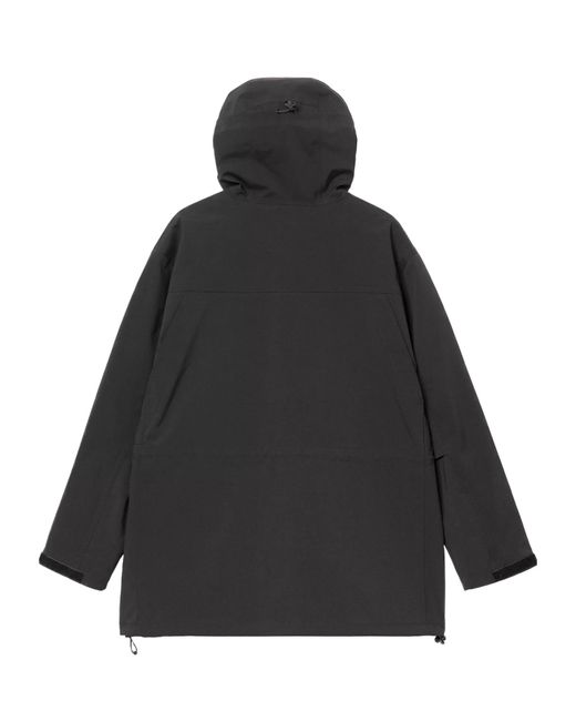 Carhartt Black Bowden Hooded Raincoat for men