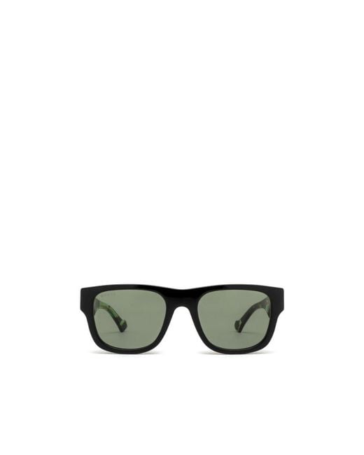 Gucci Green Eyewear Square Frame Sunglasses for men