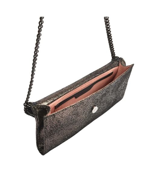 Stella McCartney Gray Falabella Wallet Crossbody Bag