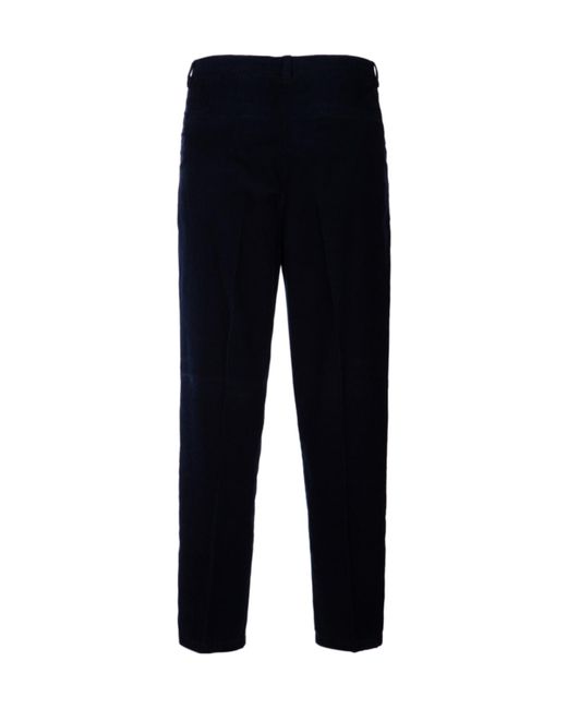 Brunello Cucinelli Black Corduroy Pants for men