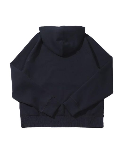 Emporio Armani Blue Logo Hooded Sweater for men
