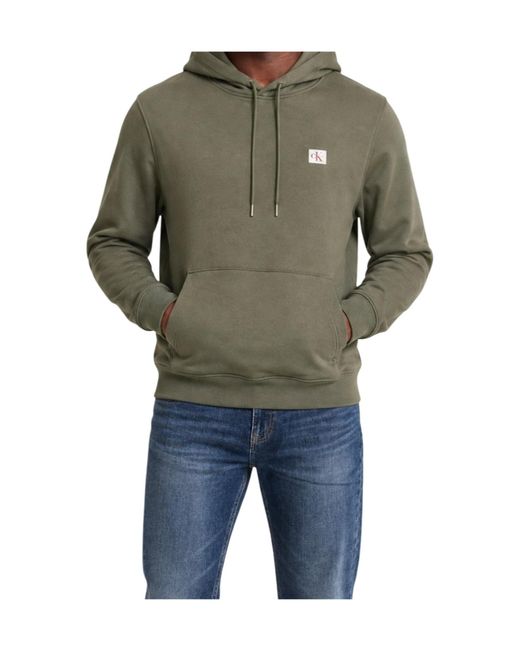 Calvin Klein Green Long-Sleeved Sweatshirt for men