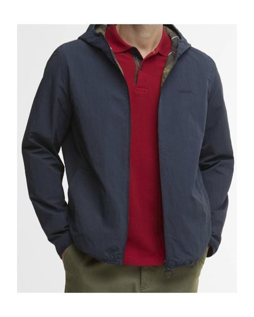 Barbour Blue Kemble Reversible Jacket for men