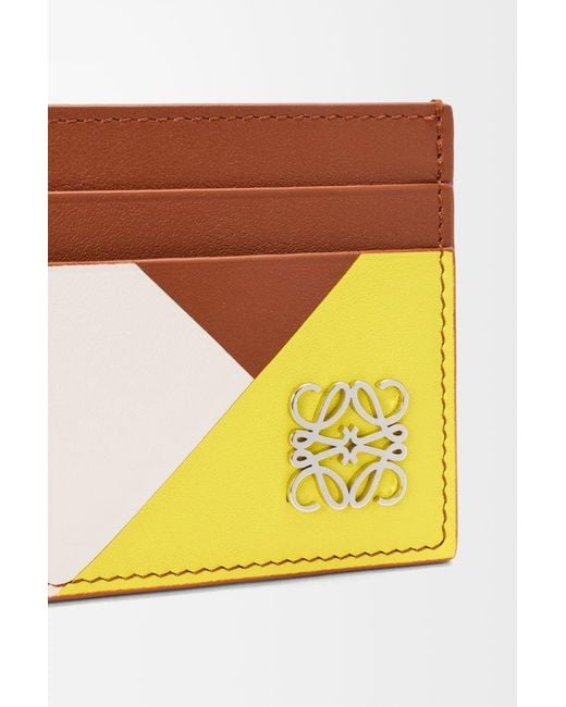 Loewe Yellow Leather Cardholder