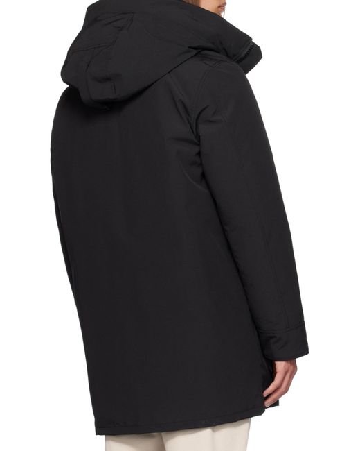 Canada Goose Black Langford Hooded Parka for men
