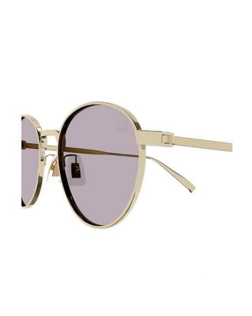 Dunhill White Round-Frame Sunglasses for men
