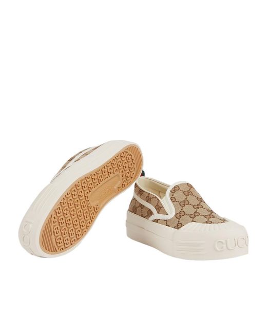 Gucci Natural Slip-On Sneaker