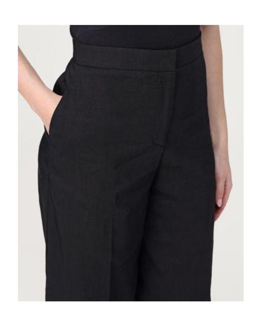 Pinko Black Stretch Pleated Trousers