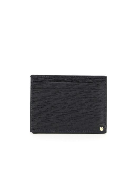 Ferragamo Black Logo Card Bag for men