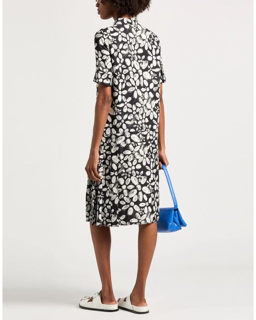 Marni White Fresh Printed Dress