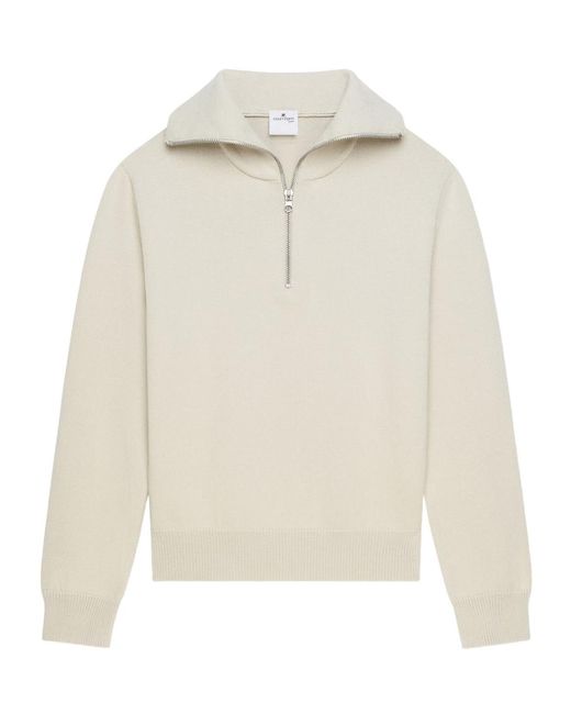 Courreges White Courrèges Logo-Embroidered Trucker Jumper for men